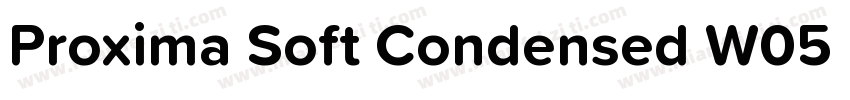 Proxima Soft Condensed W05 Lt字体转换
